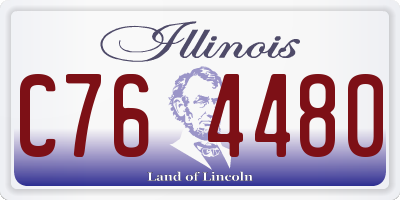 IL license plate C764480