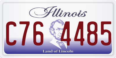 IL license plate C764485