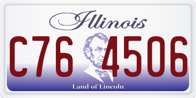 IL license plate C764506