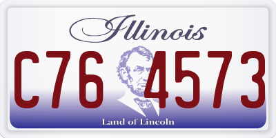 IL license plate C764573