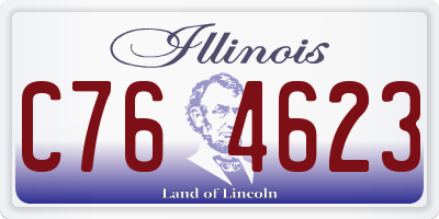 IL license plate C764623