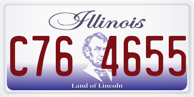 IL license plate C764655