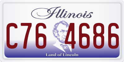 IL license plate C764686
