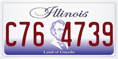 IL license plate C764739