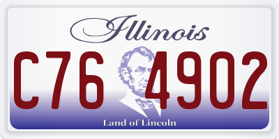 IL license plate C764902