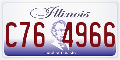 IL license plate C764966