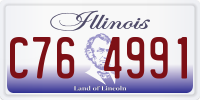 IL license plate C764991