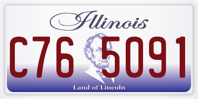 IL license plate C765091