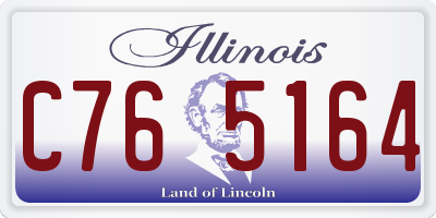IL license plate C765164