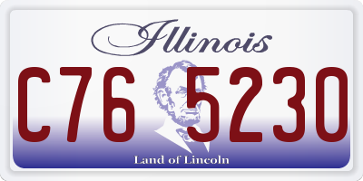 IL license plate C765230