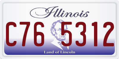 IL license plate C765312