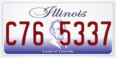 IL license plate C765337