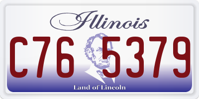 IL license plate C765379