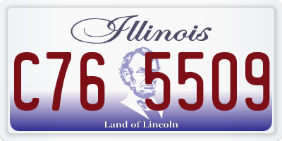IL license plate C765509
