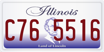 IL license plate C765516