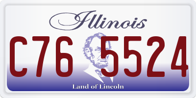 IL license plate C765524