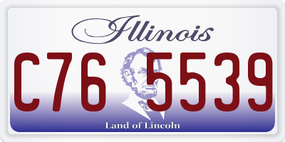 IL license plate C765539