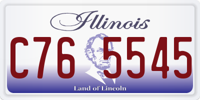 IL license plate C765545