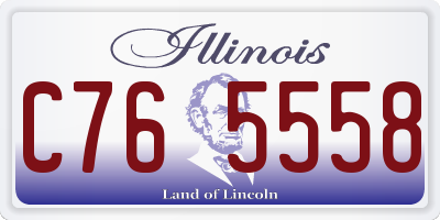 IL license plate C765558
