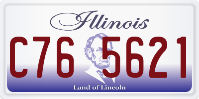IL license plate C765621