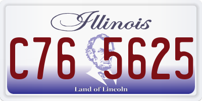 IL license plate C765625