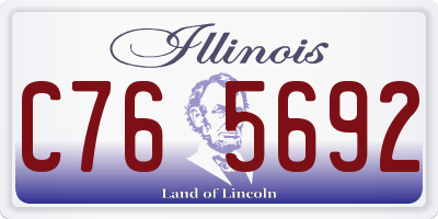 IL license plate C765692