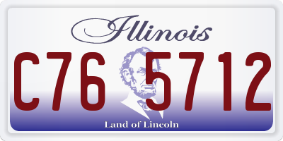 IL license plate C765712