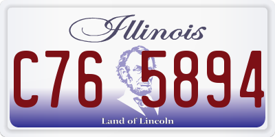 IL license plate C765894