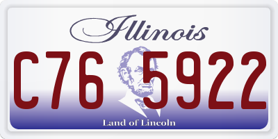 IL license plate C765922