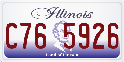 IL license plate C765926