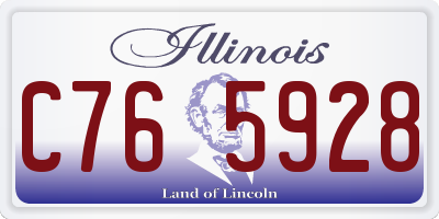 IL license plate C765928