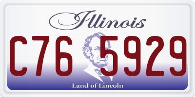IL license plate C765929