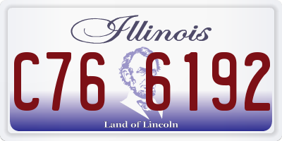 IL license plate C766192
