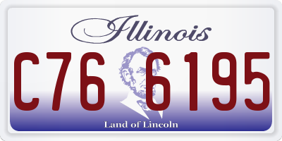 IL license plate C766195