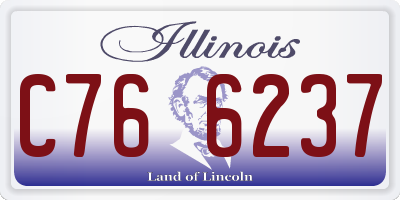IL license plate C766237