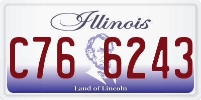 IL license plate C766243