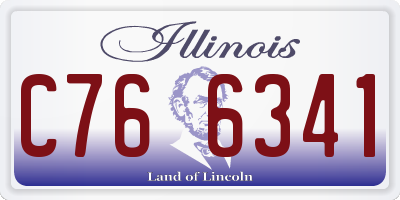 IL license plate C766341