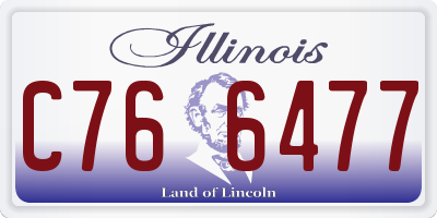 IL license plate C766477