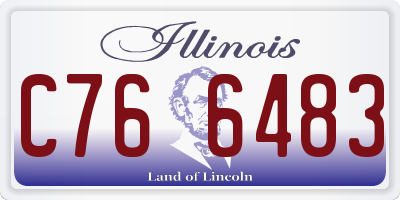 IL license plate C766483