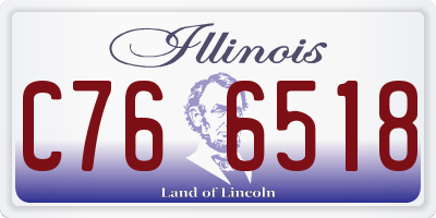 IL license plate C766518