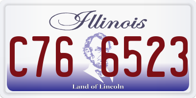 IL license plate C766523