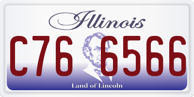 IL license plate C766566