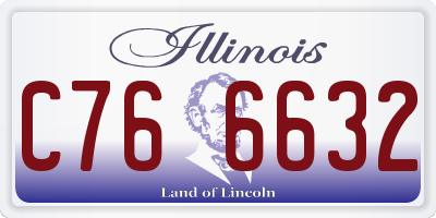 IL license plate C766632