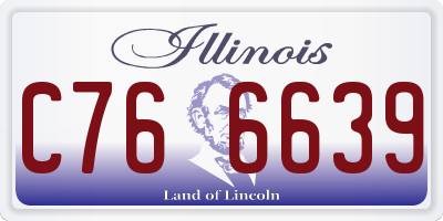 IL license plate C766639