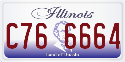 IL license plate C766664