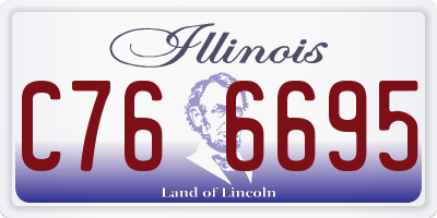 IL license plate C766695