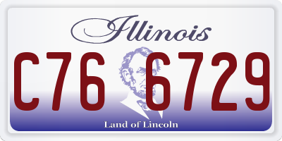 IL license plate C766729