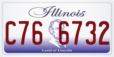IL license plate C766732