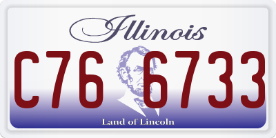 IL license plate C766733