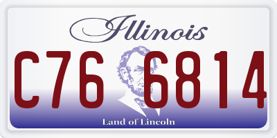 IL license plate C766814